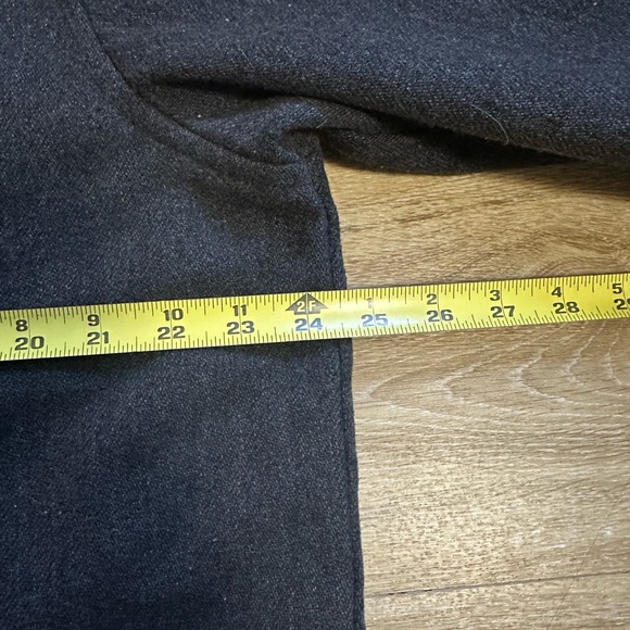 Eddie Bauer Mens Barn Coat Heavy Gray Wool Herringbone Chore Jacket Size Large - Picture 5 of 10